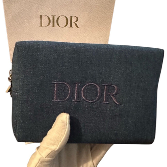 Dior Denim Beauty Bundle Cosmetic Bag & Make-up OS - Picture 6 of 8